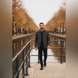 Todd Snyder Grey Black Herringbone Virgin Wool
Blend Jacket, pre-owned, size XL